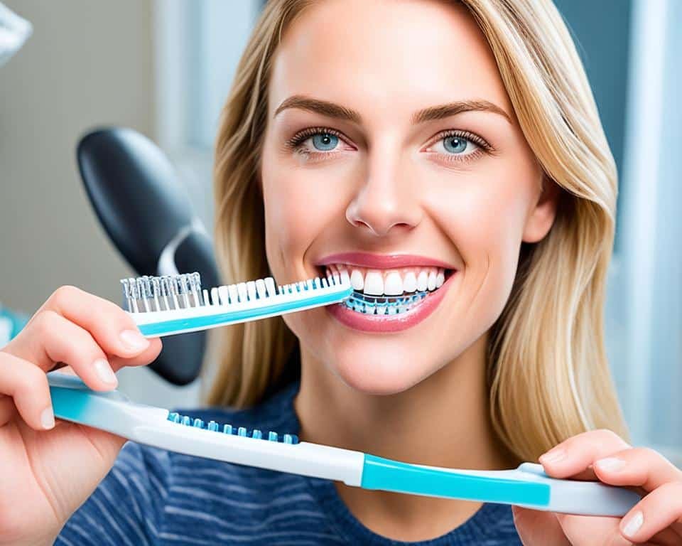 importancia de la limpieza dental con brackets